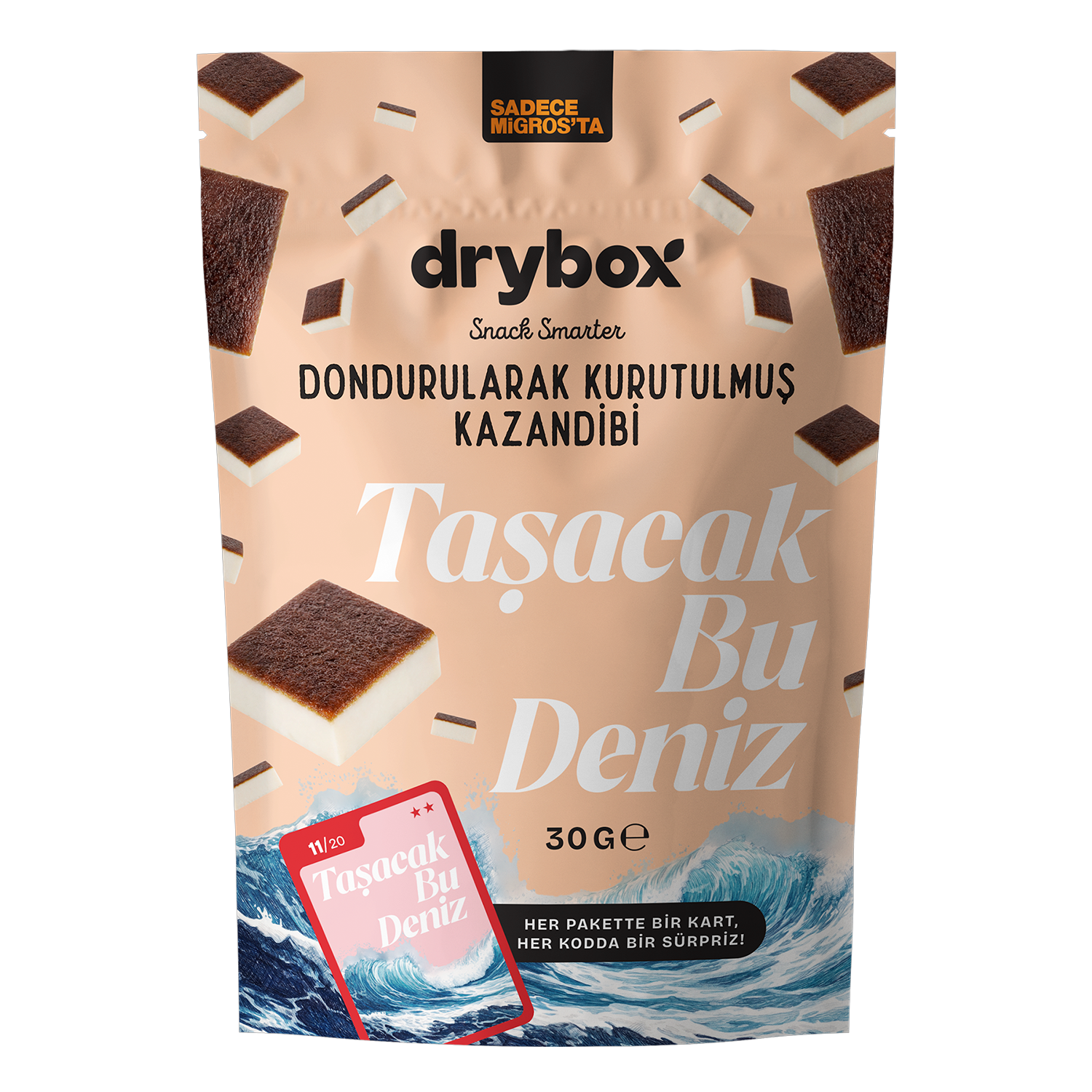 Dondurularak Kurutulmuş Kazandibi